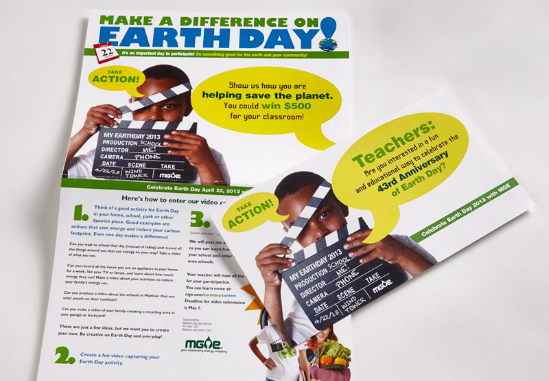 Earth Day Every Day 2013 Poster and postcard