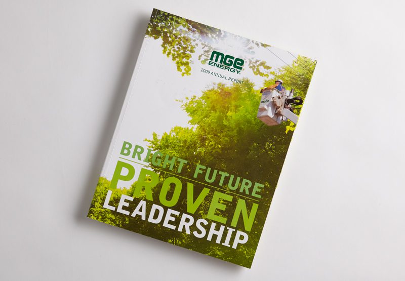 MGE Annual Report 2009 Cover